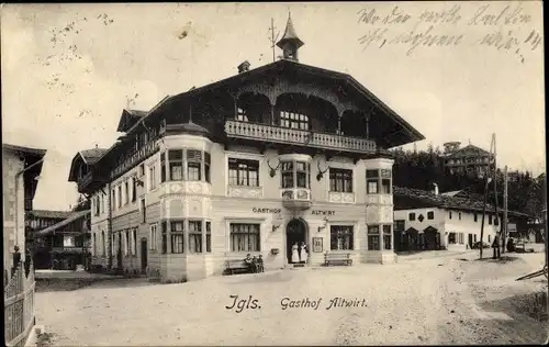 Ak Igls Innsbruck in Tirol, Gasthof Altwirt