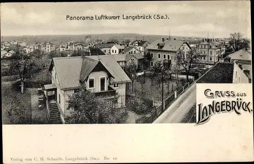 Ak Dresden Langebrück, Panorama