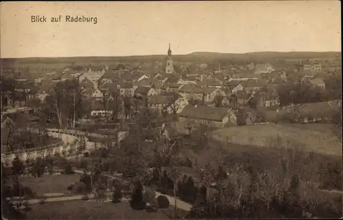 Ak Radeburg in Sachsen, Panorama