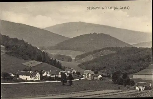 Ak Seebach im Wartburgkreis, Panorama