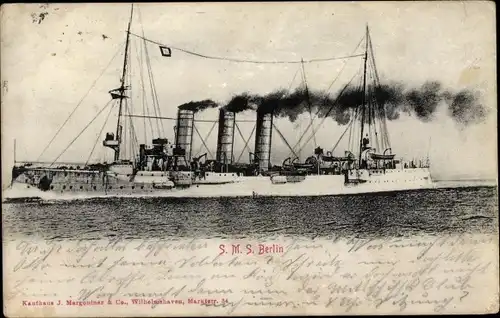 Ak Deutsches Kriegsschiff, SMS Berlin, Kaiserliche Marine