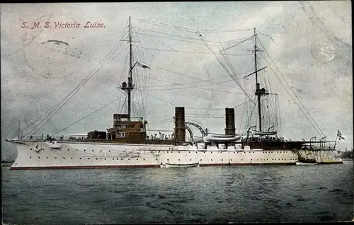 Ak S.M.S. Victoria Luise, Kriegsschiffe Deutschland, Beladung