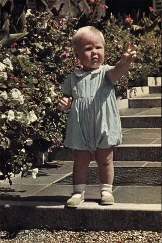 Ak Prinzessin Beatrix der Niederlande als Baby