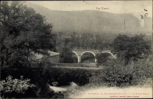 Ak Saint Amans Soult Tarn, Le Pont Neuf