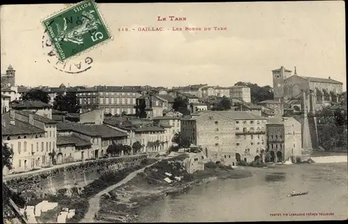Ak Gaillac Tarn, Les Bords du Tarn
