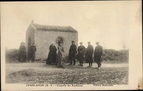 Ak Loublande Deux Sèvres, Chapelle des Rinfilieres