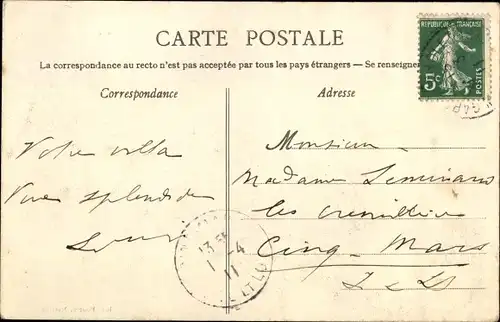 Ak Cerizay Deux Sevres, Chateau de la Roche