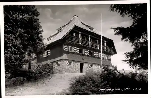 Ak Seebach Baden im Ortenaukreis, Darmstädter Hütte
