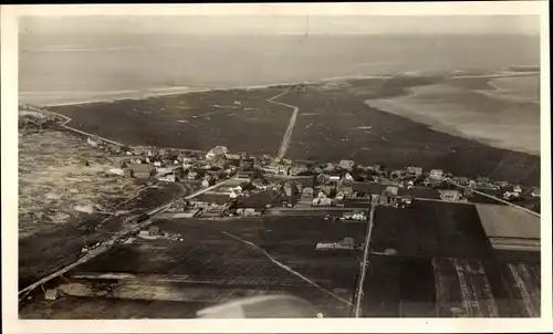 Ak Norddorf auf Amrum Nordfriesland, Fliegeraufnahme