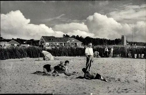 Ak Sahlenburg Cuxhaven in Niedersachsen, Strandleben