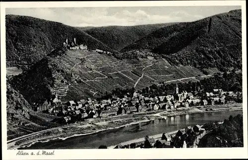 Ak Alken an der Mosel, Panorama