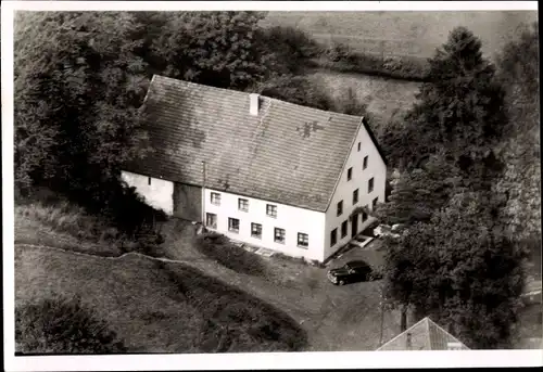 Ak Schwiendahl Lüdenscheid im Märkischen Kreis, Fliegeraufnahme, Pension Versetalsperre