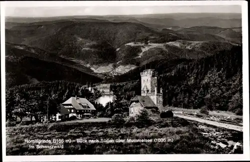 Ak Seebach in Baden Schwarzwald, Blick über Mummelsee, Hornisgrinde