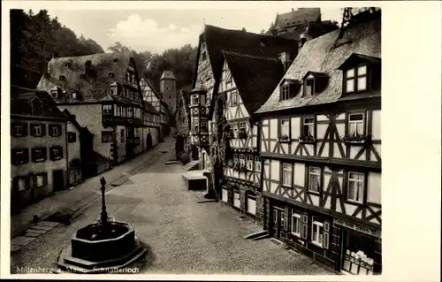 Ak Miltenberg am Main in Unterfranken, Schnatterloch