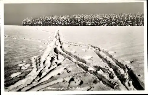 Ak Schürsfelde Meinerzhagen im Sauerland, Schneelandschaft