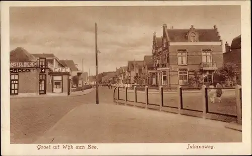 Ak Wijk aan Zee Beverwijk Nordholland Niederlande, Julianaweg