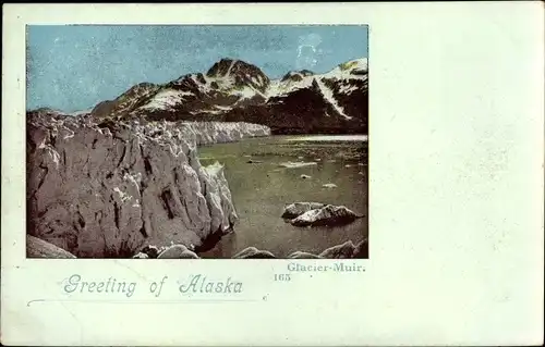Ak Alaska USA, Glacier Muir