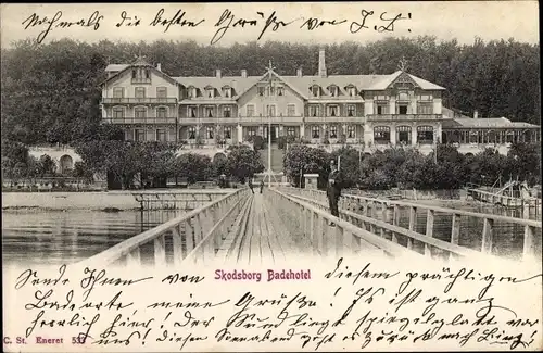 Ak Skodsborg Dänemark, Badehotel