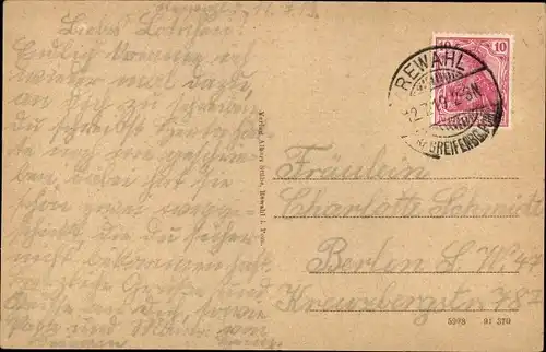 Ak Rewal Rewahl Pommern, Strandpartie