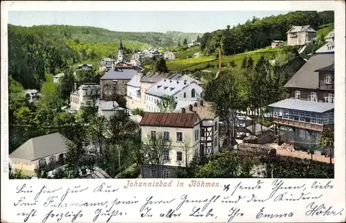 Ak Janské Lázně Johannisbad Region Königgrätz, Gesamtansicht