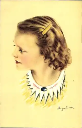 Künstler Ak Ingel, Prinzessin der Niederlande, Portrait