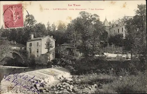 Ak Lafenasse Réalmont Tarn, Le Chateau