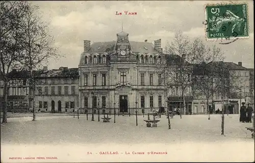 Ak Gaillac Tarn, La Caisse d'Epargne