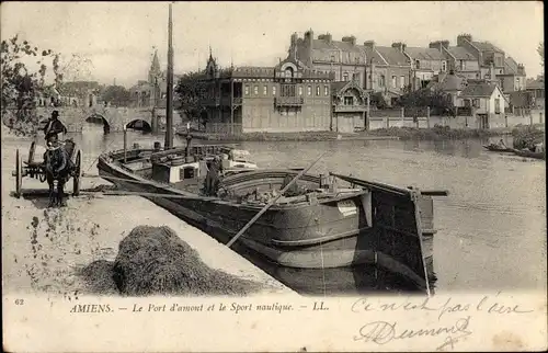 Ak Amiens Somme, Le Port d'amont et le Sport nautique