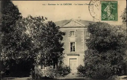 Ak La Crèche Deux Sevres, Le Lezon