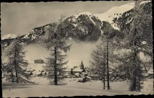 Ak Montgenèvre Hautes Alpes, Vue generale