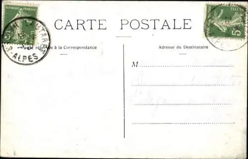 Ak Hautes Alpes, Hotel des Alpes, Vue generale