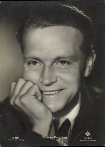 Ak Schauspieler Gustav Fröhlich