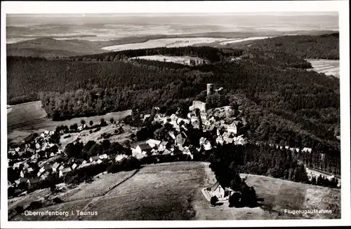 Ak Oberreifenberg Schmitten im Taunus Hessen, Fliegeraufnahme