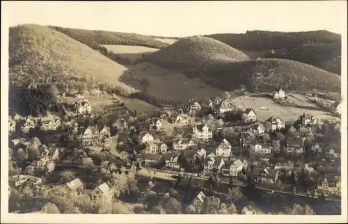 Ak Wernigerode am Harz, Ort aus der Vogelschau