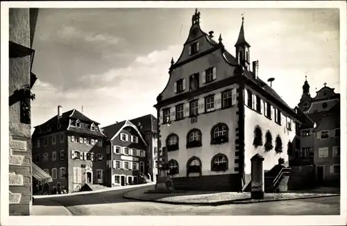 Ak Ettenheim, Kirchberg mit Rathaus