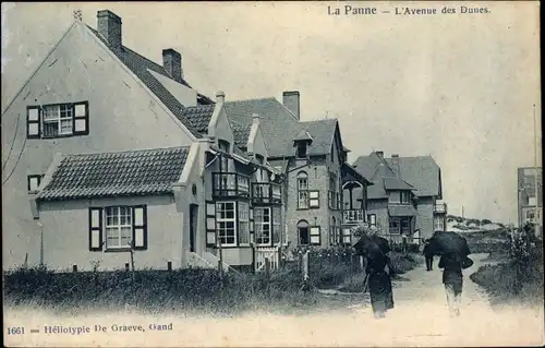 Ak La Panne Westflandern, L'Avenue des Dunes