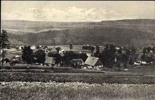 Ak Neuwernsdorf Neuhausen im Erzgebirge, Blick auf den Ort