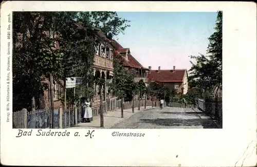 Ak Bad Suderode Quedlinburg im Harz, Ellernstraße