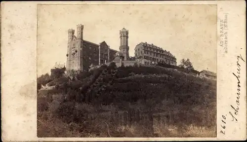 CdV Balduinstein an der Lahn, um 1870, Schloss Balduinstein
