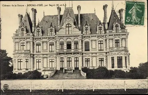 Ak Segré Maine et Loire, Chateau de la Douve, Bourg d'Ire