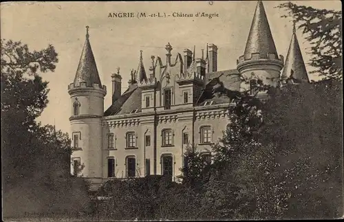 Ak Angrie Maine et Loire, Le Chateau