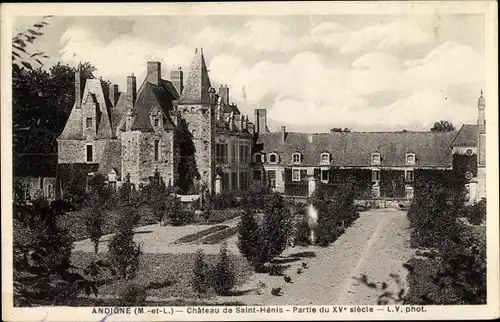 Ak Andigné Maine-et-Loire, Chateau de Saint Henis