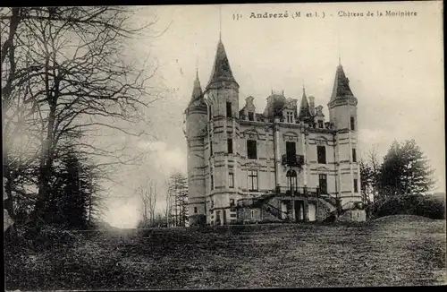 Ak Andrezé Maine et Loire, Chateau de la Moriniere