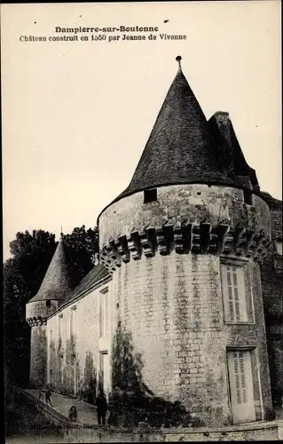 Ak Dampierre sur Boutonne Deux Sevres, Le Chateau