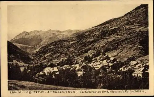 Ak Le Queyras Aiguilles Hautes Alpes, Vue generale, Aiguille du Ratier