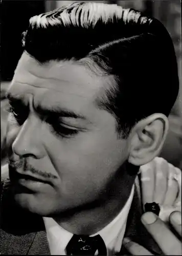 Ak Schauspieler Clark Gable, Seitenportrait