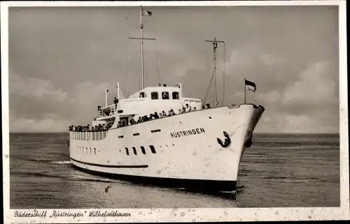 Ak Nordseebad Wilhelmshaven, Bäderschiff Rüstringen