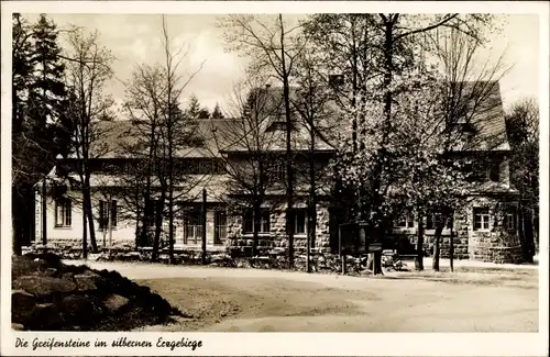 Ak Ehrenfriedersdorf im Erzgebirge, Berggasthaus Greifenstein