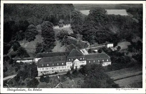 Ak Ehringshausen im Lahn Dill Kreis, Fliegeraufnahme vom Kaiserin Auguste Victoria Haus