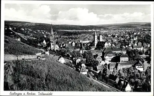 Ak Esslingen am Neckar, Teilansicht